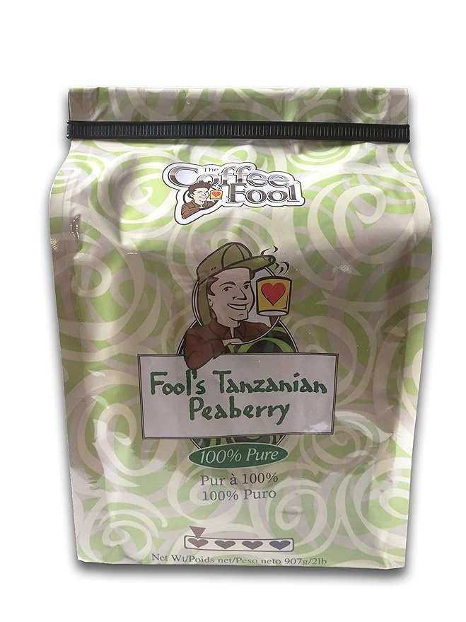 Coffee Fool’s Tanzanian Peaberry 2 Pound (Very Fine Grind)