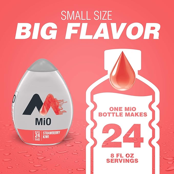 MiO Sugar-Free Strawberry Kiwi Naturally Flavored Liquid Water Enhancer 1 Count 1.62 fl oz