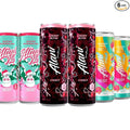 New Alani Energy Drinks Cherry Bomb Winter Wonderland Sherbet Swirl Variety Pack Sugar-Free Low-Calorie 200mg Caffeine Energy Boost Drink 12 fl oz (Pack of 6) (Packaging May Vary)