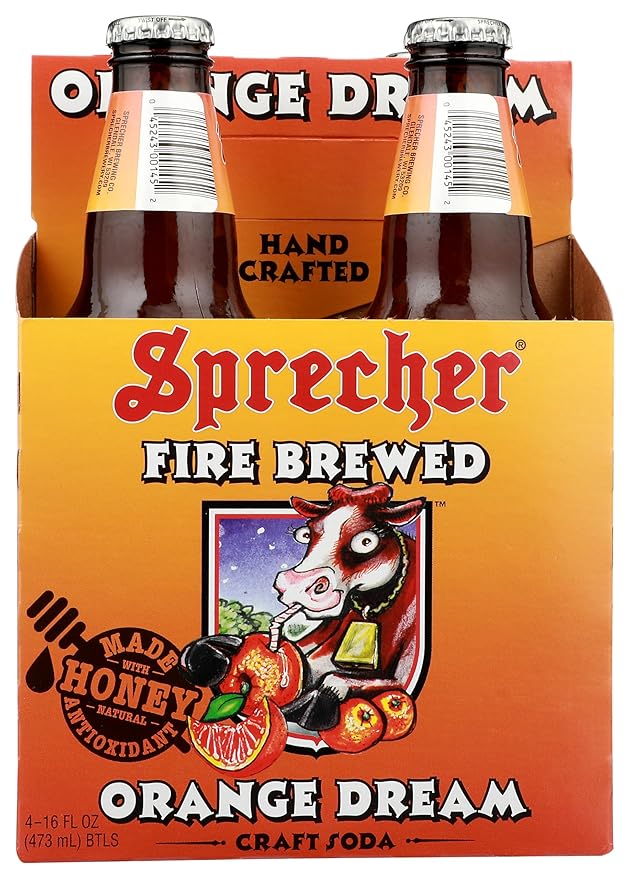 Orange Drm Soda 16oz 4pk