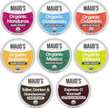 Maud's Organic Coffee Pods Variety Pack 56 ct 8 Assorted Flavors Single Serve Pods – 100% Arabica Coffee Compatible with Keurig K Cups Maker