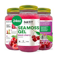 Sea Moss Gel Raw (12 Flavors) 24oz Wildсrafted Gold Sea Moss Gel from Saint Lucia | 92 Vitamins and Minerals | Pure Raw+Non-GMO | Vegan Superfood