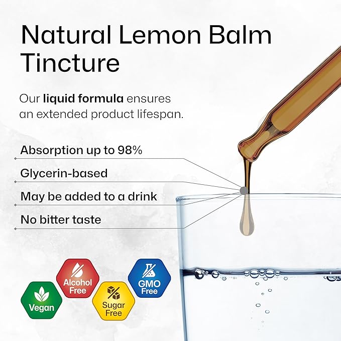 BIO KRAUTER Lemon Balm Tincture 4 Fl. Oz. &amp Passionflower Tincture 4 Fl. Oz.