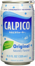 Calpico Original Citrusy Flavor Soft Drink in Can 11.3 fz (pack of 24)