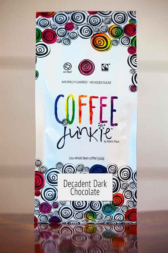 Coffee Junkie Organic Coffee Variety Pack Choose 4 Bags 12 oz each more than 20 Flavors to choose from. WHOLE BEAN COFFEE