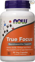 Now Foods True Focus 90 Veg Capsules (2 Pack)