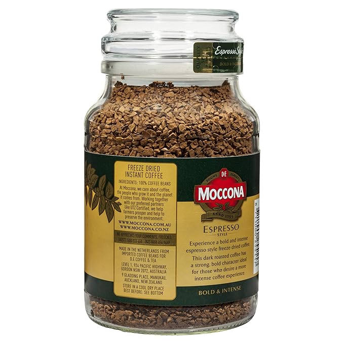 Moccona Freeze Dried Instance Coffee 200g (Espresso Style (Bold &amp Intense))