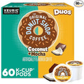 The Original Donut Shop Duos Coconut + Mocha Coffee Keurig Single Serve K-Cup Pods Medium Roast Coffee 60 Count (6 Packs of 10)