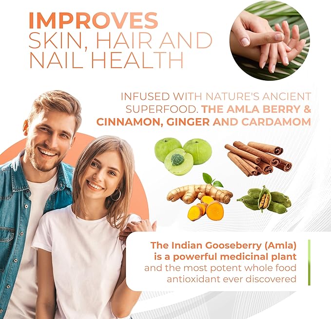 Amla Powder Superfood Supplement with Pumpkin Spice 20x Ultra Concentrated Amla Made with Cinnamon Ginger Nutmeg Cloves Allspice Cardamom Indian Gooseberries Pumpkin Spice 90 Servings