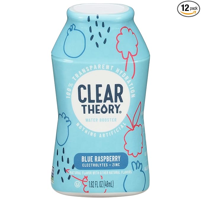 C.lear Theory Blue Raspberry Water Enhancer 1.62FO Pack of 12