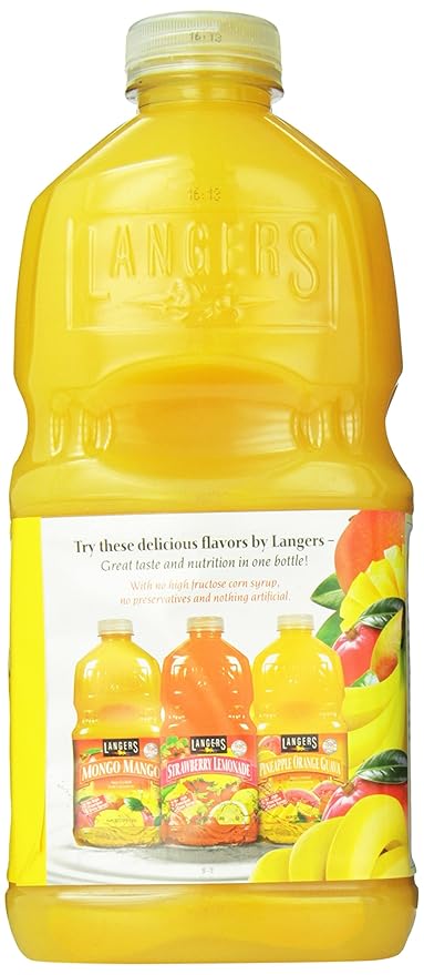 Langers Juice Mango Banana Nectar 64 Fl Oz (Pack of 8)