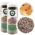 JINQI Kudzu flower Tea Ge Hua 葛花 3.52oz/100g (1.76oz/50g*2) Pueraria Lobata Flower Ge Scented Skin Care Flower Holiday Gifts Tea Gifts