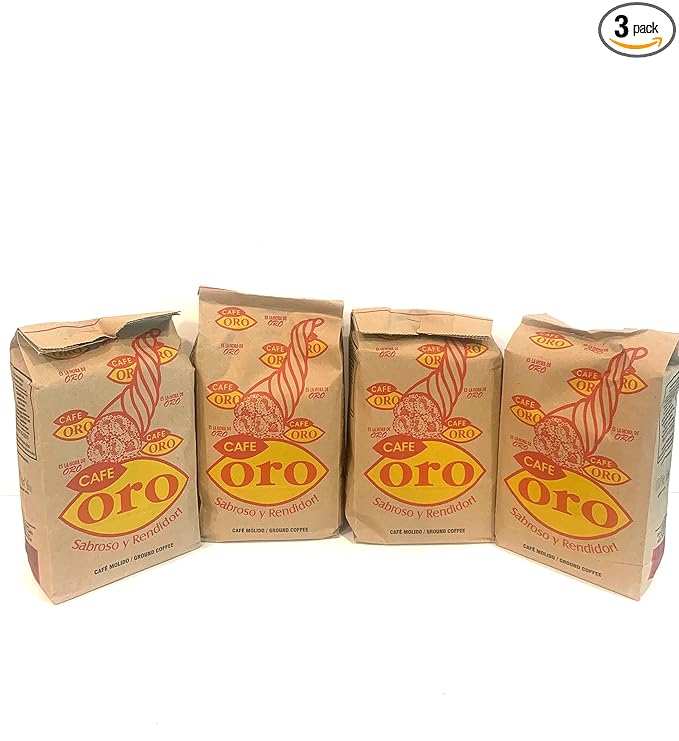 CAFE ORO /Ground Coffee 16oz (3) Honduras 100%
