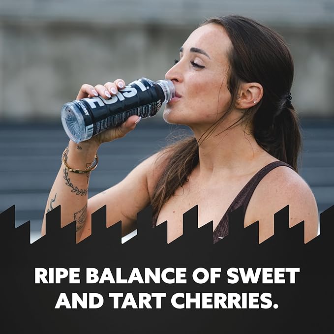 HOIST Premium Military Hydration Electrolyte Drink Powerful IV-Level Hydration Clinically Proven Performance Drink Black Cherry 16 Fl Oz (Pack of 12)