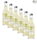 Moshi Yuzu Sparkling Drink Aromatic and Zesty Made with 100% Yuzu juice All-Natural Vegan Gluten-free No Artificial Preservatives/Coloring - 12 oz (6 Glass Bottles) - Unsweetened Original