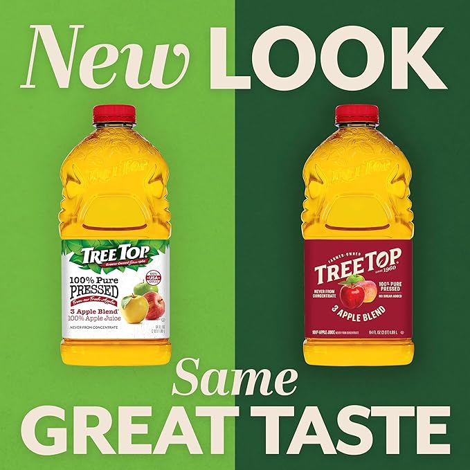 Tree Top Apple Juice 64 Fl Oz (Pack of 8)