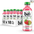 Bai Antioxidant Infused Water Beverage Kupang Strawberry Kiwi with Vitamin C and No Artificial Sweeteners 18 Fluid Ounce Bottle 12 Pack