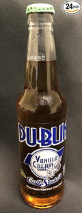 Retro Soda Sweetened with Pure Cane Sugar 12oz Glass Bottles (Pack of 24) (Dublin Vanilla Creme Soda)