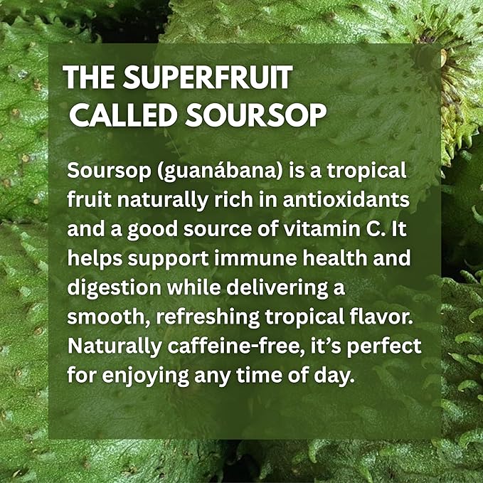 Paradise Harvest Soursop Juice Drink with Pulp (Guanabana) 55% Real Fruit Juice NFC 16.57 Fl Oz (490mL) Pack of 12