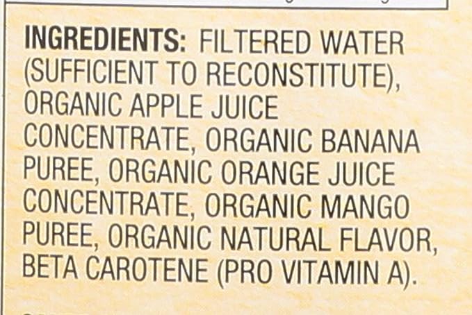 Santa Cruz Organic Orange Mango Fruit Juice Non GMO 32 Fluid Ounces (Pack Of 6)