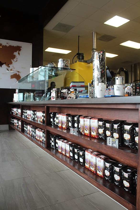 Lee's Coffee Exclusive-Espresso Whole Bean Coffee 12 Ounce