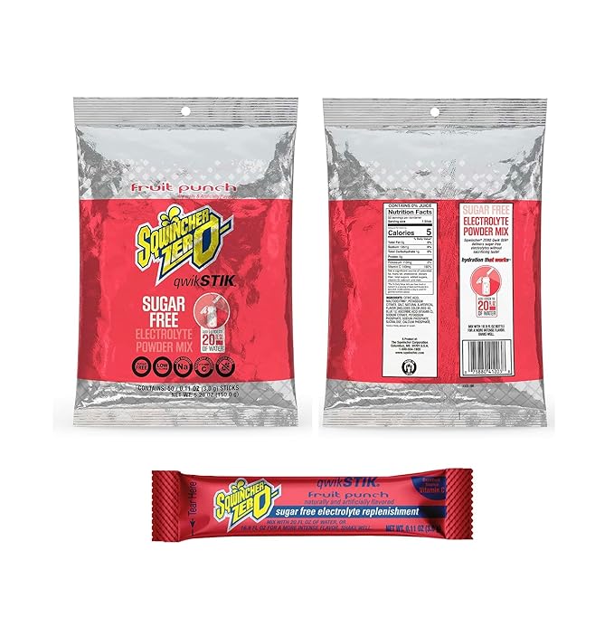 Zero Sugar Qwik Stik Bundle - Assorted Electrolyte Powdered Beverage Mix - 20 oz Yield Per Unit - Pack of 300