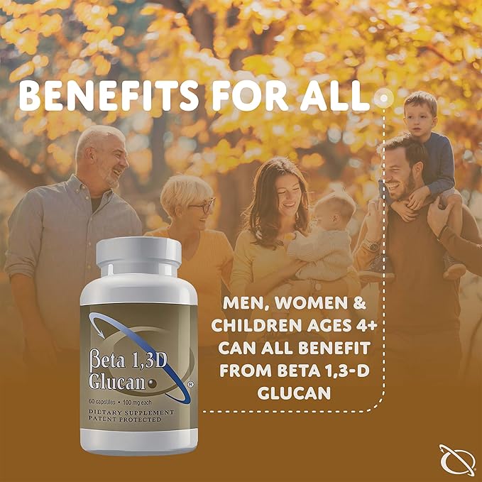 Transfer Point Immune Support Supplement Highly Purified Beta 13D Glucan 100 mg per Capsule (beta-glucan Fiber) (Pack of 3)
