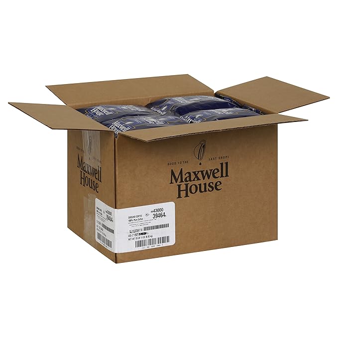 Maxwell House Cafe Roast Ground Coffee (7 oz. Bags Pack of 45)