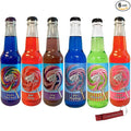 Whirly Pop Soda Variety Pack| 6 Unique Flavors of Soda Pop with Real Cane Sugar | 12 oz Glass Bottles in a Mixed Sampler with Crazy Soda Pop Bottle Opener (6 Pack)