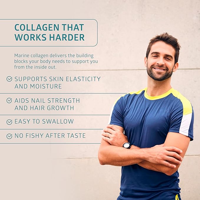 Hydrolyzed Marine Collagen with Hyaluronic Acid Vitamin C Theaflavin and Copper Collagen Supplement for Women and Men for Radiant Skin Hair &amp Nails Gluten Free and Non-GMO 120 Veg Caps