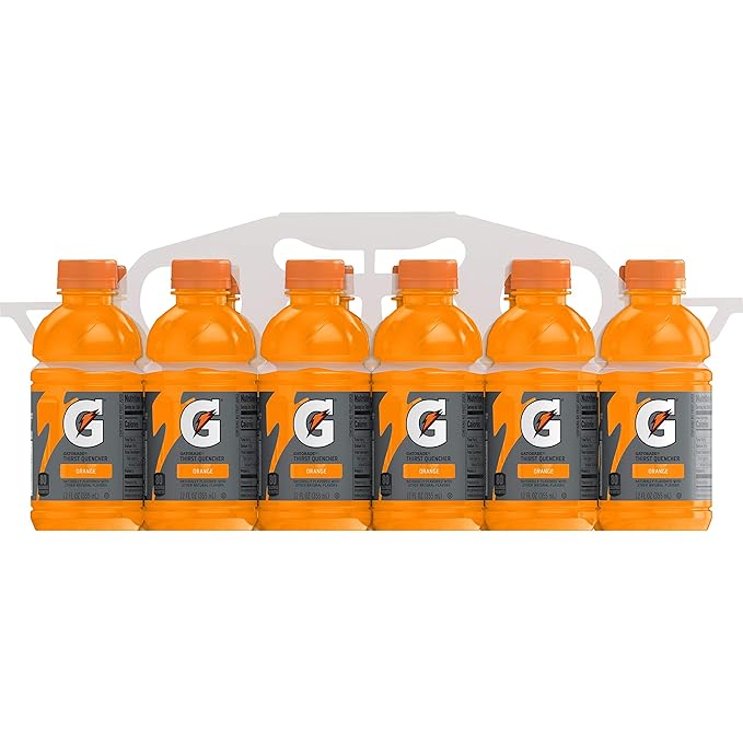 Gatorade Thirst Quencher Orange 12 Ounce Bottles (Pack of 24)