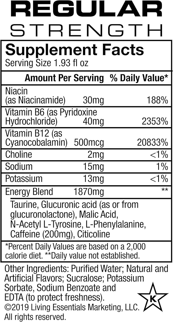 5-hour ENERGY Shot Regular Strength Berry 1.93 oz 12 Pack