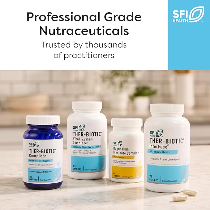 Klaire Labs SFI Health Lactoprime Plus Probiotic - 25 Billion High CFU for Carb-Sensitive Men &amp Women 7 Lactobacillus and 5 Bifidobacterium Blend FODMAP Compliant &amp Dairy-Free (60 Capsules