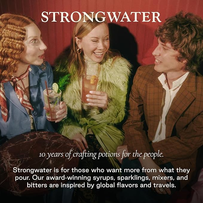 Strongwater Mocktail Variety Pack - 12 Pack Cans (8.4 Fl Oz Each) - Premium Non Alcoholic Drinks - Ready to Drink Alcohol Free Drinks Including Aperitif Spritz Paloma G&ampT Margarita