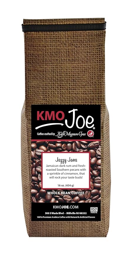 Kaffe Magnum Opus 667398000731 Jazzy Java Flavored Coffee - WholeBean