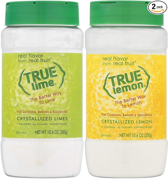 True Lemon Two Pack - Lemon Shaker and Lime Shaker - 10.6 oz