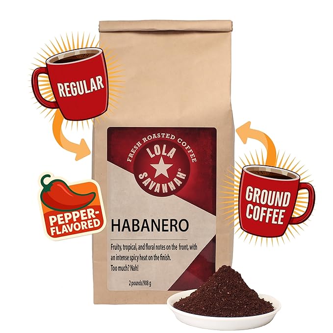 Lola Savannah Habenero Ground Caffeinated Coffee 2lb (32 oz)