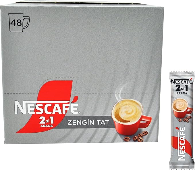 Nescafe 2 in 1 unsweetened 48 sticks