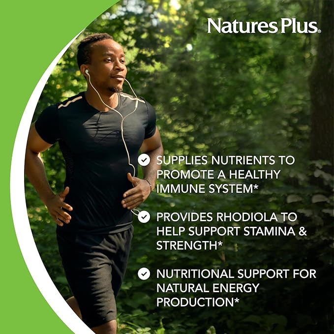 NaturesPlus Source of Life Men - 120 Tablets Pack of 2 - Iron-Free Multivitamin &amp Mineral Supplement - with Saw Palmetto Lycopene &amp Rhodiola - Gluten Free Vegetarian - 120 Total Servings
