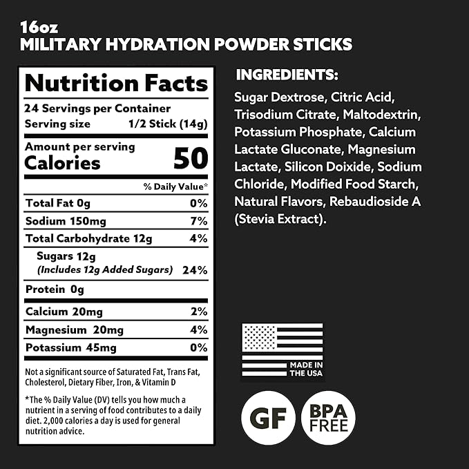 HOIST Premium Military Hydration Pack – Variety Pack 16 oz Drinks + Fruit Punch Powder Sticks – Ultimate Electrolyte Duo for Rapid Hydration &amp Performance
