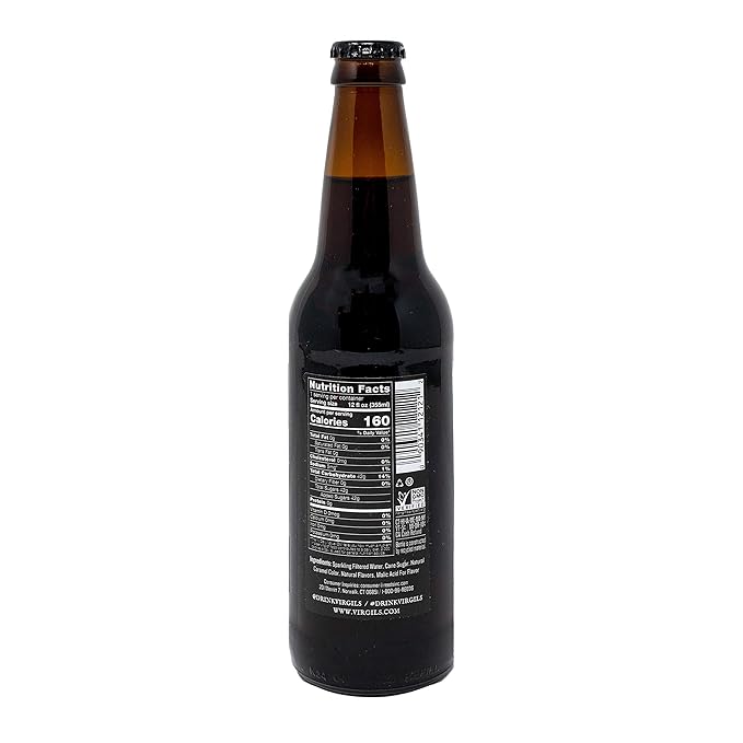 Virgil's Rootbeer Soda 12 Ounce (24 Glass Bottles)