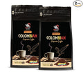 colombian coffee gift set - COLOMBIAN GROUND COFFEE ORGANIC medium roast 100% pure arabica acidity medium fair trade - medium roast coffee 2 Bags (24 Oz)