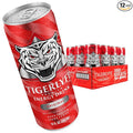 TIGERLYFE Energy Drink 12 Pack 12oz Slim Cans Energy Drinks Bulk with 24g Cane Sugar 110 Calories Energy Drink for Energy &amp Focus Zero Calorie Energy Drinks with Vitamin B &amp Potassium Ene