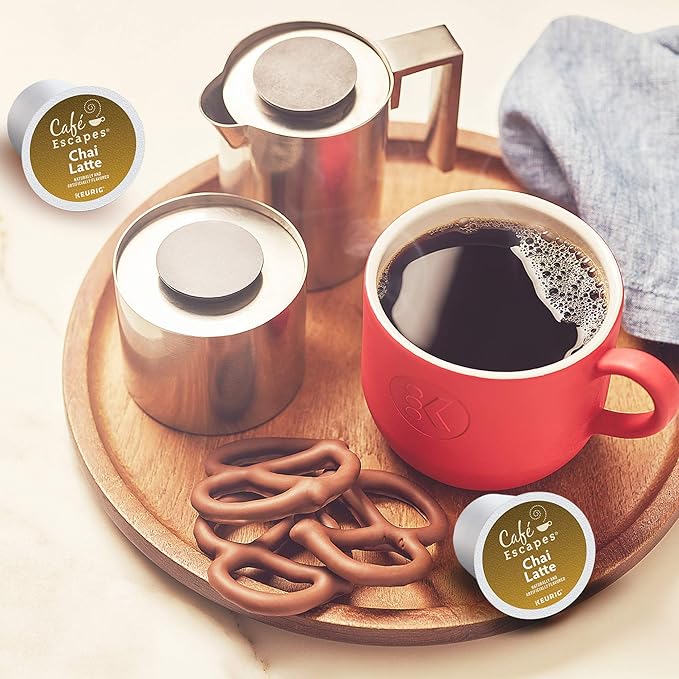 Cafe Escapes Chai Latte Keurig Single-Serve K-Cup Pods 96 Count