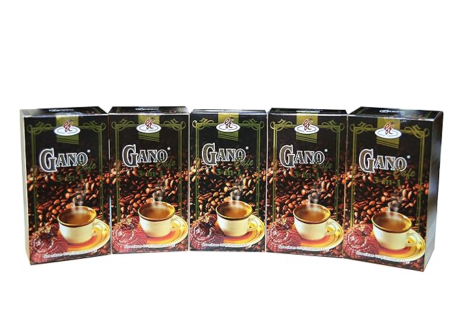 4 Boxes (4x20sachets) Gano Excel GanoCafe 3 IN 1 Coffee with Ganoderma with FREE Express Shipping