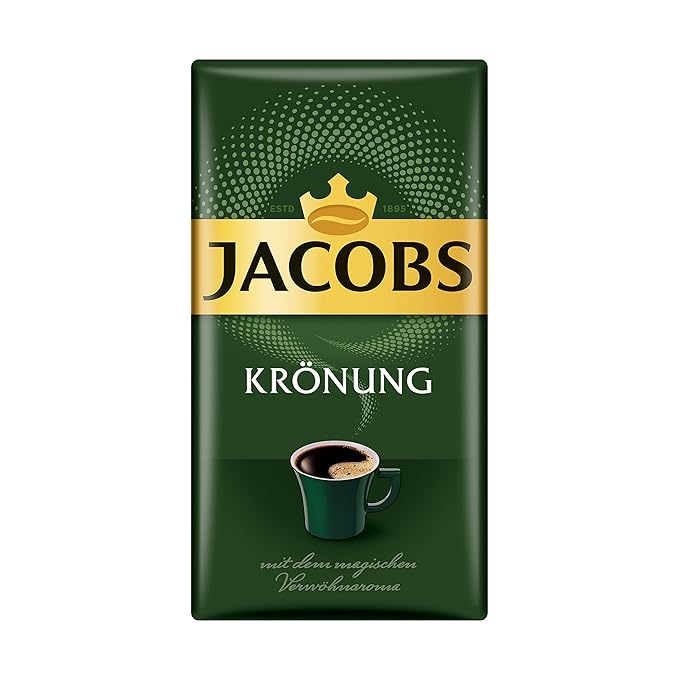 Jacob's Kronung Ground German Coffee 17.6 oz 12 count