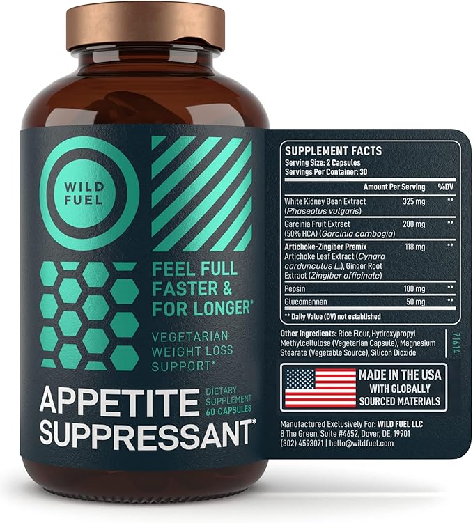 WILD FUEL Liquid Collagen and Appetite Suppressant Health and Wellness Bundle