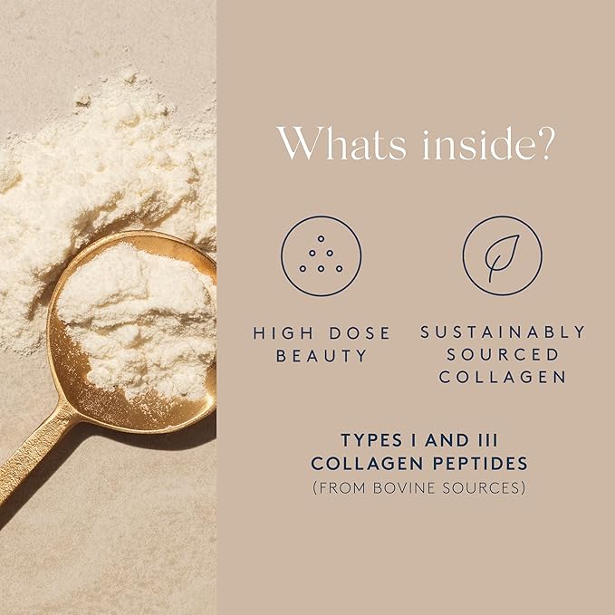 DOSE &amp CO. Pure Collagen Peptides for Hair Skin &amp Nails Unflavored - 10oz Powder Supplement