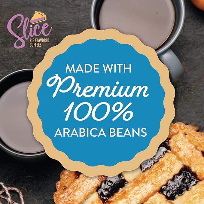 Slice Coffee Flavored Coffee for Keurig K Cup Brewers Blackberry Pie 40 Count