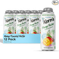 Kern’s Mango Nectar Lata Botella - Made with Fresh Fruit Puree - Mango Juice Concentrate for Tropical Fruit Smoothie Mix Cocktail Mixers &amp Kids Beverages - 15.5oz 12 Pack Resealable Juice Bottle